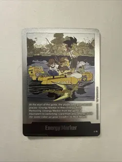 Energy Marker E-79 Silver Manga Booster 02 Dragon Ball Card Fusion World English - Image 1
