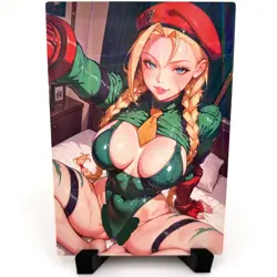 Street Fighter Cammy Sexy Anime Waifu Girl Doujin Lewd Goddess Story Art Card - Image 1