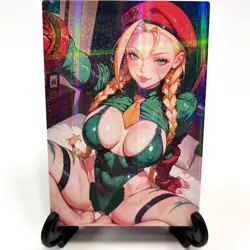 Street Fighter Cammy Sexy Anime Waifu Girl Doujin Lewd Goddess Story Art Card - Image 2