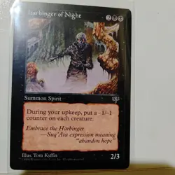 MTG -- MIRAGE --- HARBINGER OF NIGHT --- NM - Image 1