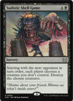 Sadistic Shell Game Commander: Duskmourn: House of Horror 358 LP-NM - Image 1