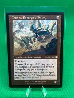 MTG - TRAXOS, SCOURGE OF KROOG - Brothers' War Commander (R) - Image 1