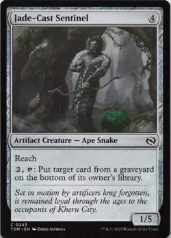 Jade-Cast Sentinel C Tarkir: Dragonstorm 243 LP-NM - Image 1