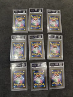 PSA 10 Yu Nagaba Eevee’s Promo Complete Set Of 9 Pokemon Card Japanese - Image 2