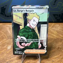 Pokemon TCG Lt. Surge's Bargain 170/132 Mega Evolution - Image 1