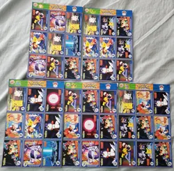 1999 BURGER KING ~ POKEMON CARDS UNCUT SHEETS COMPLETE FULL 20 PAGE SET NM / M - Image 4