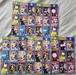 1999 BURGER KING ~ POKEMON CARDS UNCUT SHEETS COMPLETE FULL 20 PAGE SET NM / M - Image 5