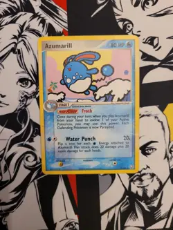 Azumarill - 1/109 - Rare Team Rocket Returns Pokemon TCG Card - MP - Image 1