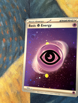 Pokemon TCG - Psychic Energy SVE 005 HD Cosmos Holo LP - Image 3