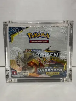 NEW & SEALED Pokemon Sun & Moon Unbroken Bonds Booster Box W/ Case - Image 1