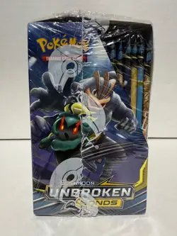 NEW & SEALED Pokemon Sun & Moon Unbroken Bonds Booster Box W/ Case - Image 4