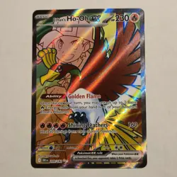 Pokemon Ethan's Ho-Oh ex 209/182 Destined Rivals Ultra Rare Full Art Holo - Image 1