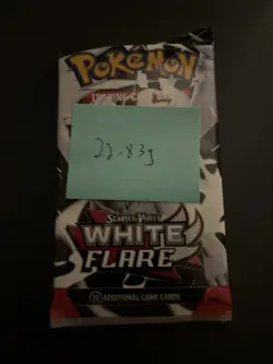 Very Heavy! 22.83g Pokemon TCG SV10.5 White Flare Booster Pack Sealed! - Image 4