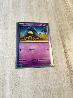 Pokemon Abra 063/165 Scarlet & Violet 151 Cosmos Holo Promo Near Mint - Image 1