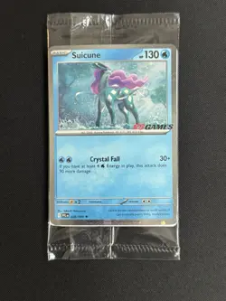 Pokemon TCG - Suicune 026/094 - EB Games Stamped Cosmos Holo Promo SEALED - NM/M - Image 1