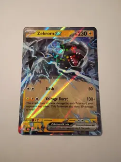 Zekrom Ex 34/86 Double Rare SV: Black Bolt NM/M Pokemon TCG - Image 1