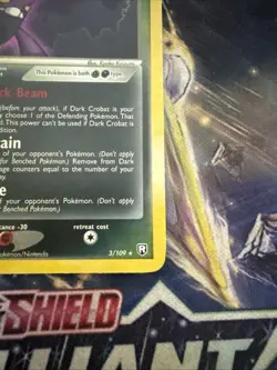Pokemon Dark Crobat 3/109 2004 Team Rocket Returns Holo Rare LP - Image 5