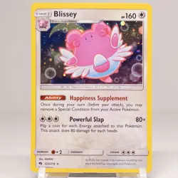 Blissey 153/214 - 2018 Pokemon TCG Lost Thunder 2018 COSMOS HOLO RARE LP - Image 1