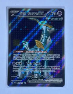 Iron Crown EX Holo Ultra Rare Temporal Forces 191/162 NM Pokemon TCG - Image 1