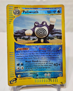 Poliwrath 60/165 Reverse Holo Rare Expedition Pokemon 475 - Image 1