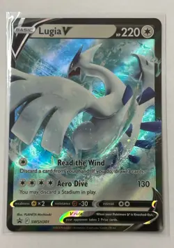 Lugia V SWSH301 LP/NM Holofoil Promo Rare Pokemon TCG - Image 1