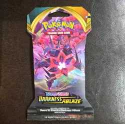 Pokemon TCG Sword & Shield Darkness Ablaze Booster Pack 820650807138 - Image 1