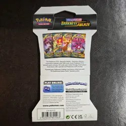 Pokemon TCG Sword & Shield Darkness Ablaze Booster Pack 820650807138 - Image 2