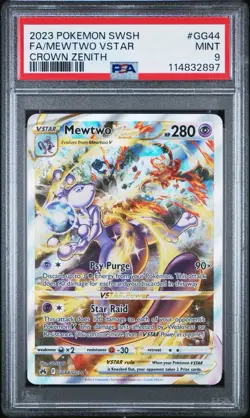 Mewtwo Gg44 Charizard SWSH262 VStar Pokemon Crown Zenith PSA 9 Sequential Set - Image 4