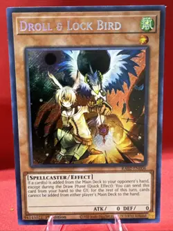 Yu-Gi-Oh💥Droll And Lock Bird💥RA02-EN006 🔥Secret Rare🔥 - Image 1