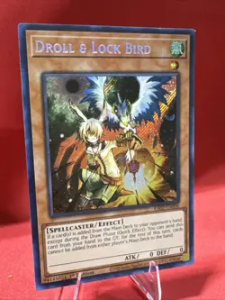 Yu-Gi-Oh💥Droll And Lock Bird💥RA02-EN006 🔥Secret Rare🔥 - Image 2