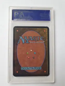 MTG BLACK LOTUS ALPHA NM-MT 8 PSA NEVER PLAYED MINT CONDITION GRADED VERY RARE - Image 2