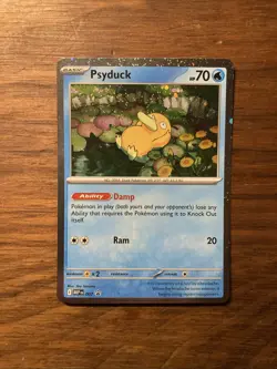 Pokemon TCG Psyduck Mega Evolution Promo Card 007 Mint Condition Pack Fresh - Image 1