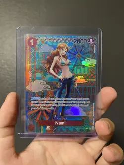 One Piece Card Game English Nami SP ALT ART CCG OP05 NM Awakening of the new era - Image 1