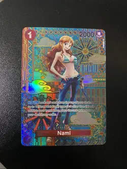 One Piece Card Game English Nami SP ALT ART CCG OP05 NM Awakening of the new era - Image 3