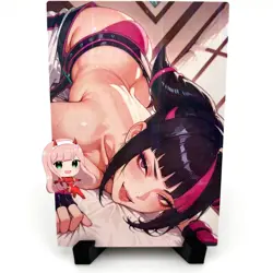Street Fighter Juri Han Sexy Hot Anime Waifu Girl Lewd Goddess Story Art Card - Image 1