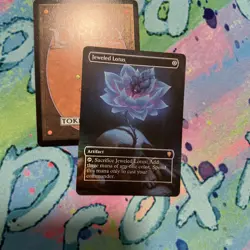Jeweled Lotus Full Art Foil Playtest Card Mtg - Image 1
