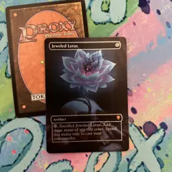 Jeweled Lotus Full Art Foil Playtest Card Mtg - Image 2