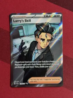 Larry's Skill 139/131 Prismatic Evolutions Ultra Rare Pokemon TCG Card - Image 1