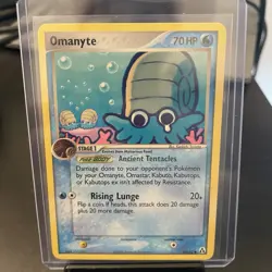 Pokemon Omanyte 60/92 Non-Holo Legend Maker 2006 Card NM - Image 1