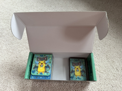 2016 Pokemon XY Pikachu Poncho Mega Charizard EMPTY BOX (no cards) - Image 3