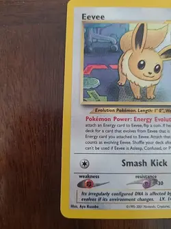 Eevee 38/75 Neo Discovery Uncommon Pokemon Card LP - Image 3