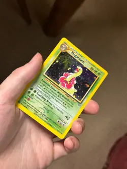 MEGANIUM 11/111 Neo Genesis HOLO SWIRL rare Unlimited Pokemon TCG card VLP-NM - Image 3
