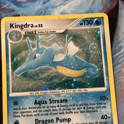 Kingdra Holo Rare Pokemon Card 7/146 Legends Awakened LP - Image 2