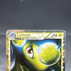 Lanturn Prime 86/95 Unleashed Ultra Rare Holo Pokemon Card - LP - Image 3