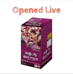 [Opened Live] Japan One Piece Card Game OP11 A Fist Of Divine Speed Booster Box - Image 1