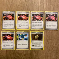 Lot 7 Cartes Pokemon ❤ TRAINER Dresseur - Pokemon 2007 2008 Nintendo - Card - Image 1