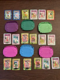 Digimon Taco Bell Collaboration Metallic Trading Cards With Digivice Holders - Image 1