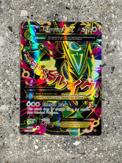 Pokemon TCG Cards M Rayquaza EX 105/108 Roaring Skies Full Art Ultra Rare Holo - Image 1