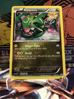 Rayquaza 93/113 2013 B&W Legendary Treasures Pokemon Card TCG Holo Rare - VLP - Image 1