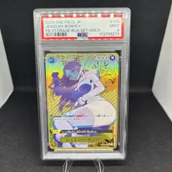One Piece Card Game - Jewelry Bonney PB Storage Box Gold (Japan) Graded PSA 9 - Image 1